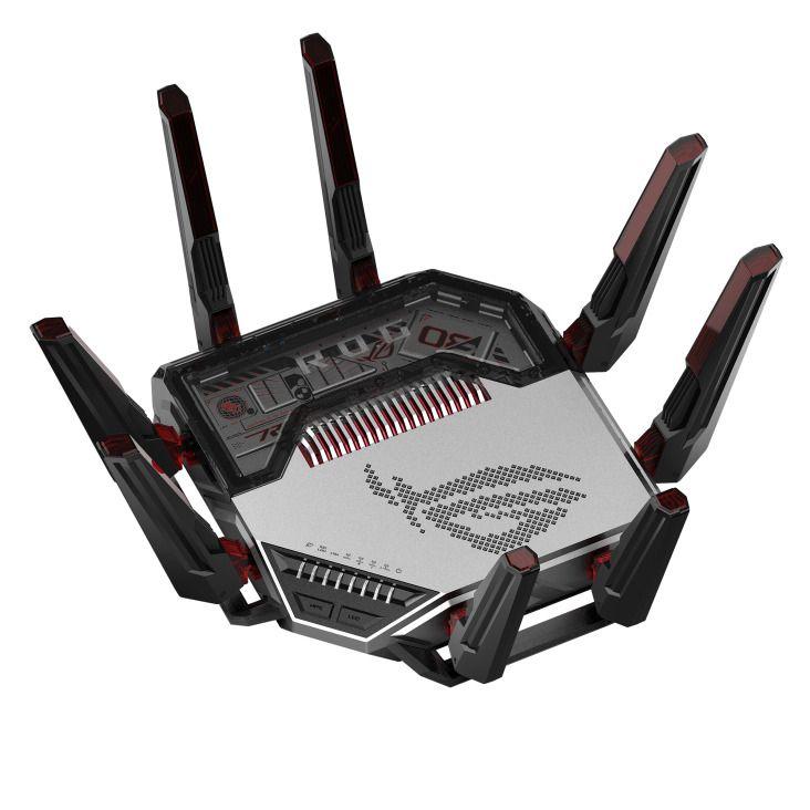 Router ASUS ROG Rapture GT-BN98 (Wi-Fi 8 - 11 529 Mbit/s - 10 Gigabit Ethernet - Preto e Branco), miniatura 3