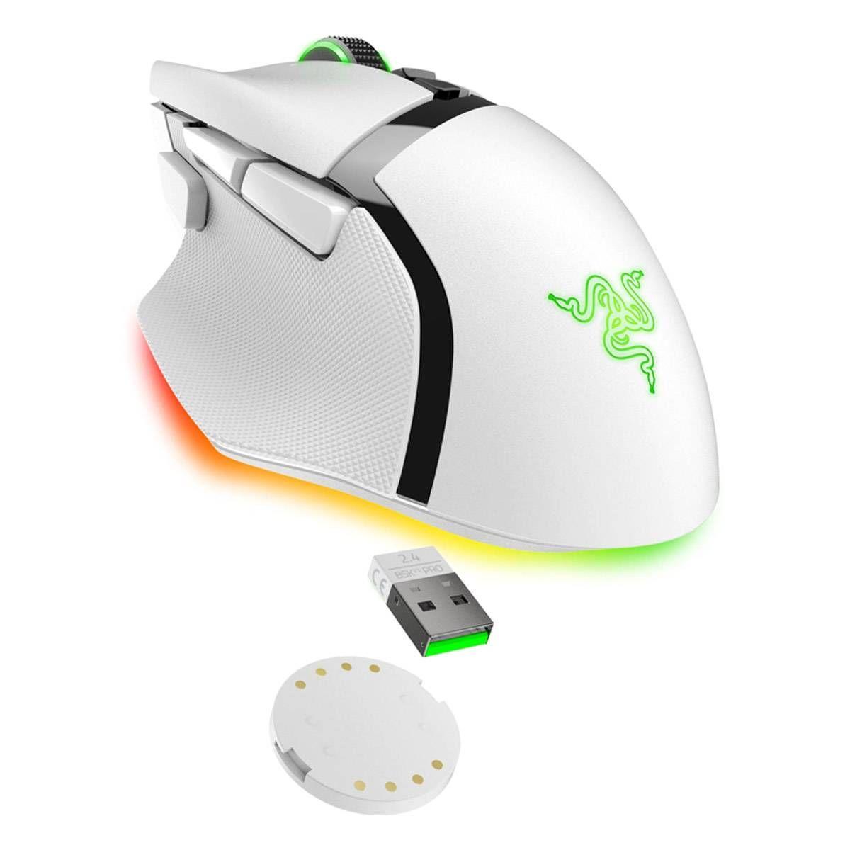 Rato RAZER Basilisk V3 Pro (Mão direita - 30000 DPI - Ótico - Branco) — miniatura 3