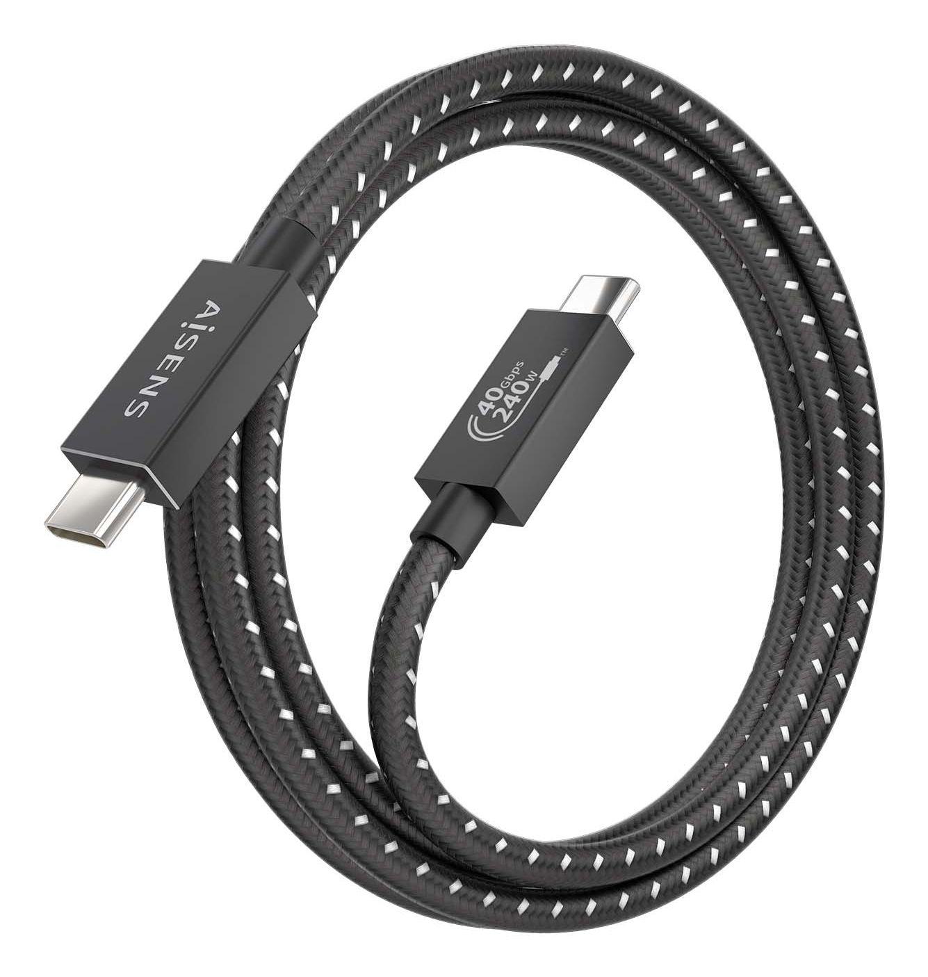 Cabo USB-C AISENS A156-0868 (1,5 m - USB C - Preto) — miniatura 2