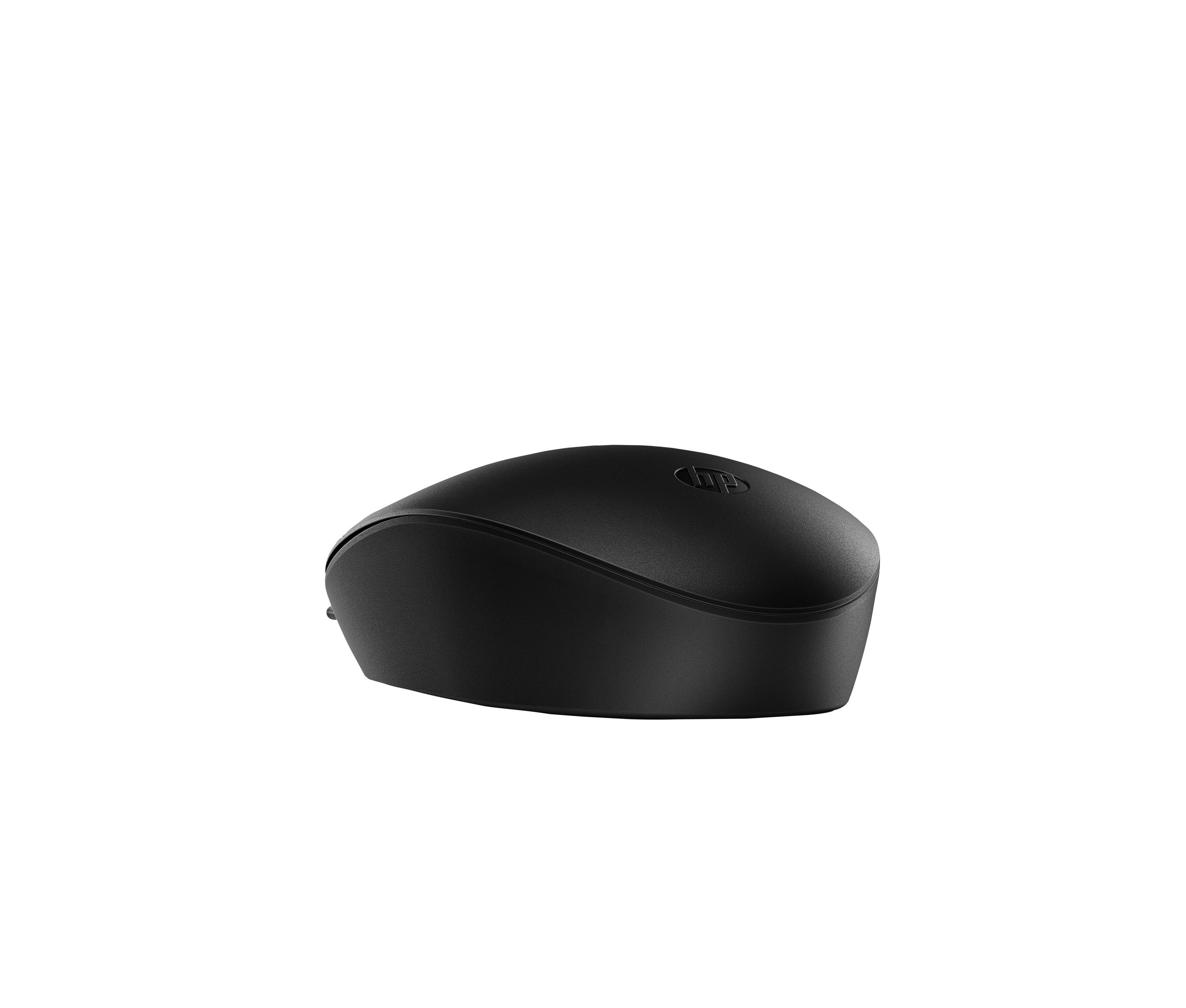 Rato HP 125 (Ambidestro - Até 1200 DPI - USB Type-A - Preto) — miniatura 3