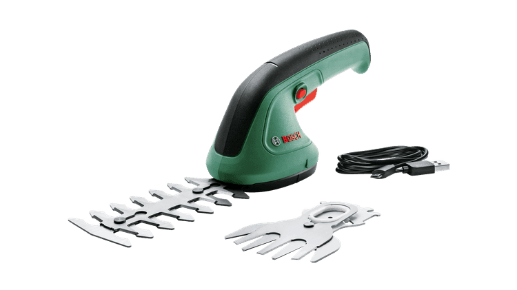Tesoura de Arbustos e Relva BOSCH EasyShear (3,6 V - 1,5 Ah - Preto e Verde)