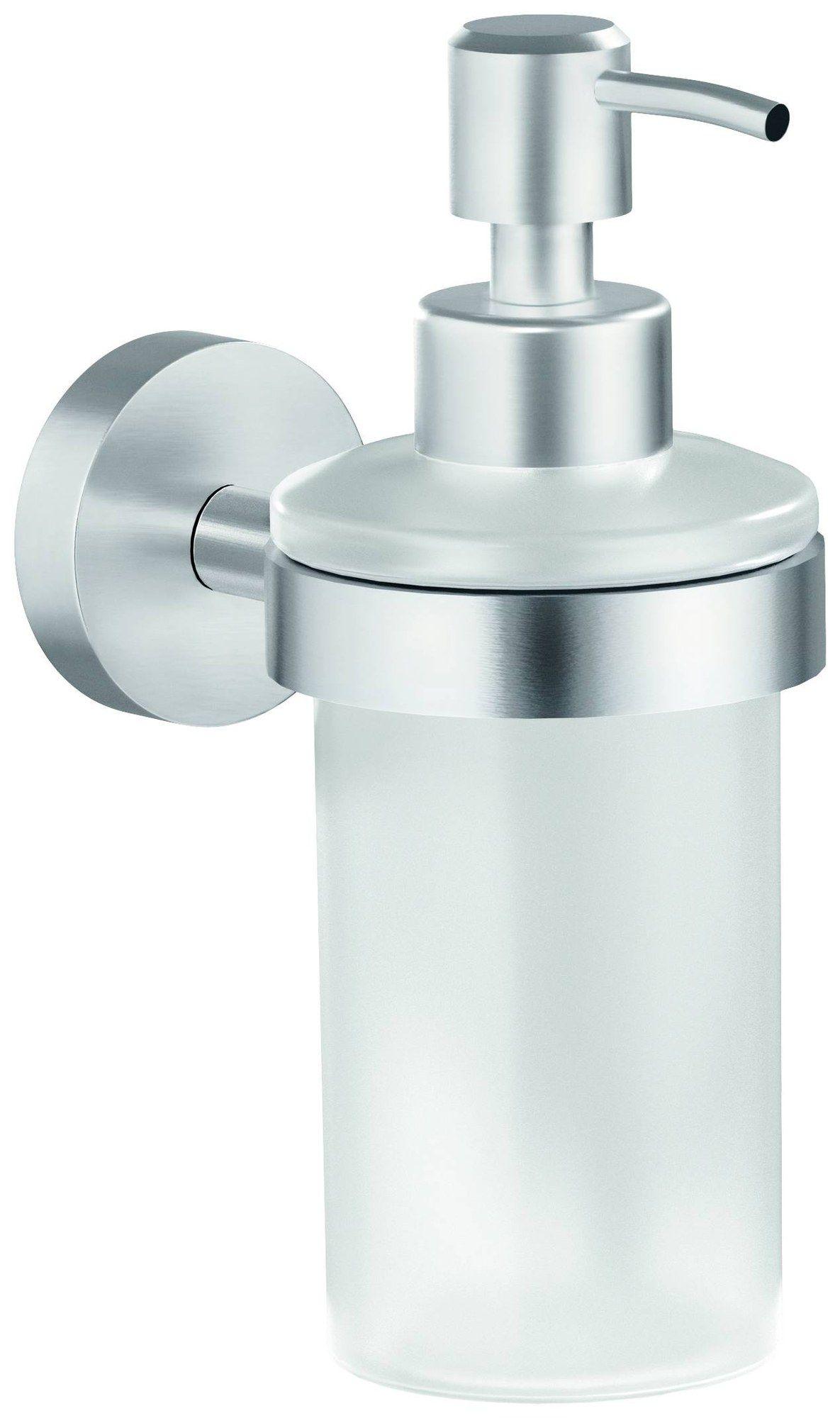 Dispensador de Sabonete TESA MOON (Vidro - Cromado e branco acetinado)