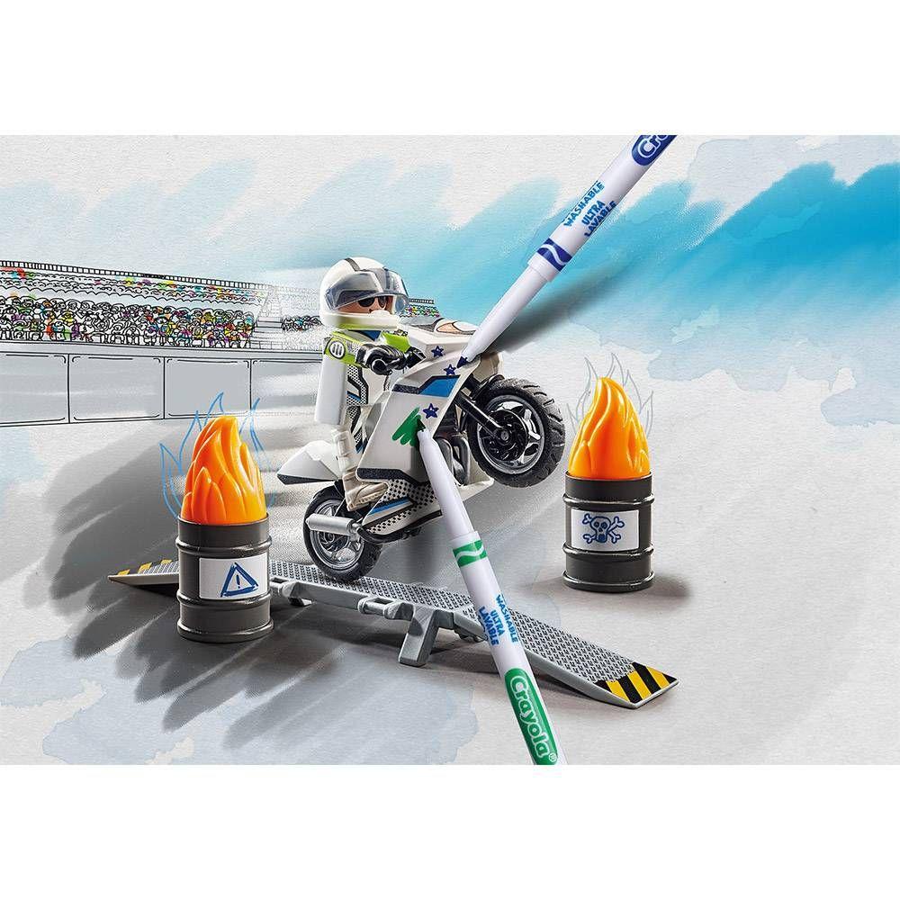 Conjunto de Construção PLAYMOBIL Color Mota de Motocross 71377 (5 anos - Multicor), miniatura 3