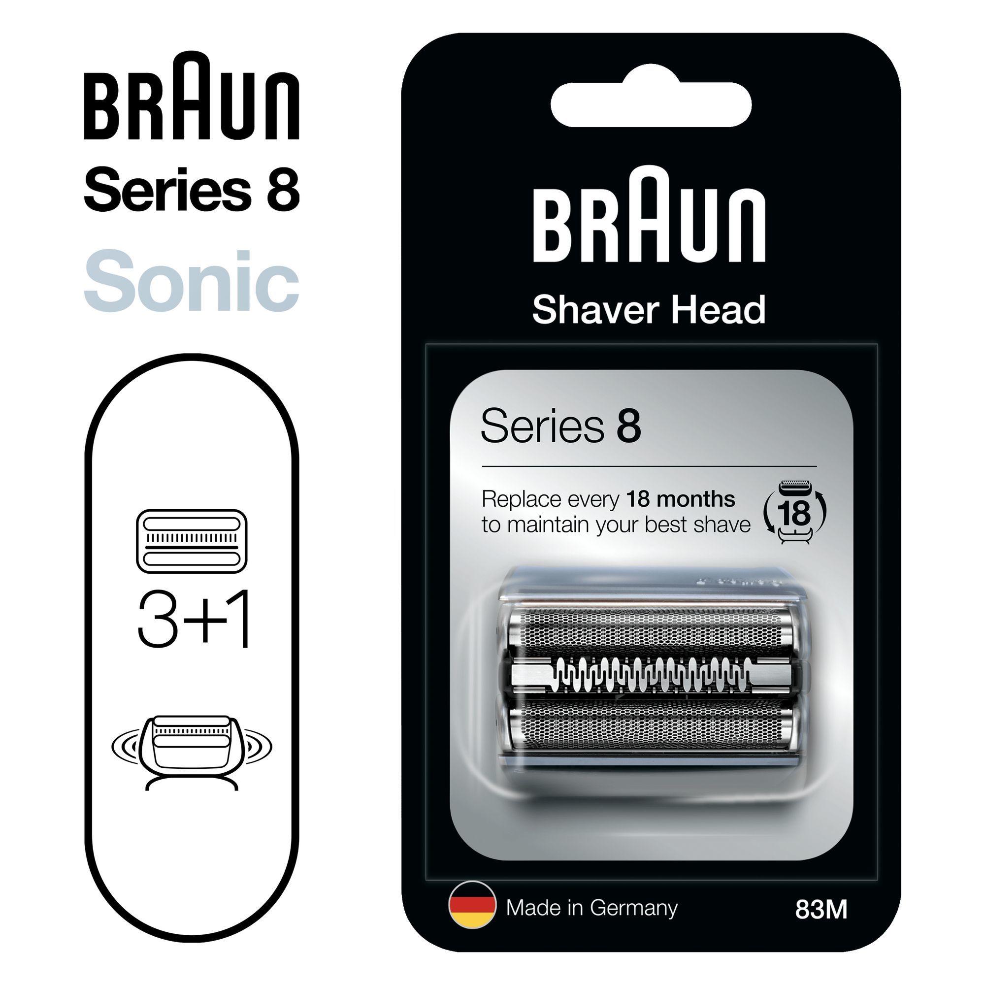 Cabeça de Corte de Substituição BRAUN Kombipack 83M (Prateado) — miniatura 2