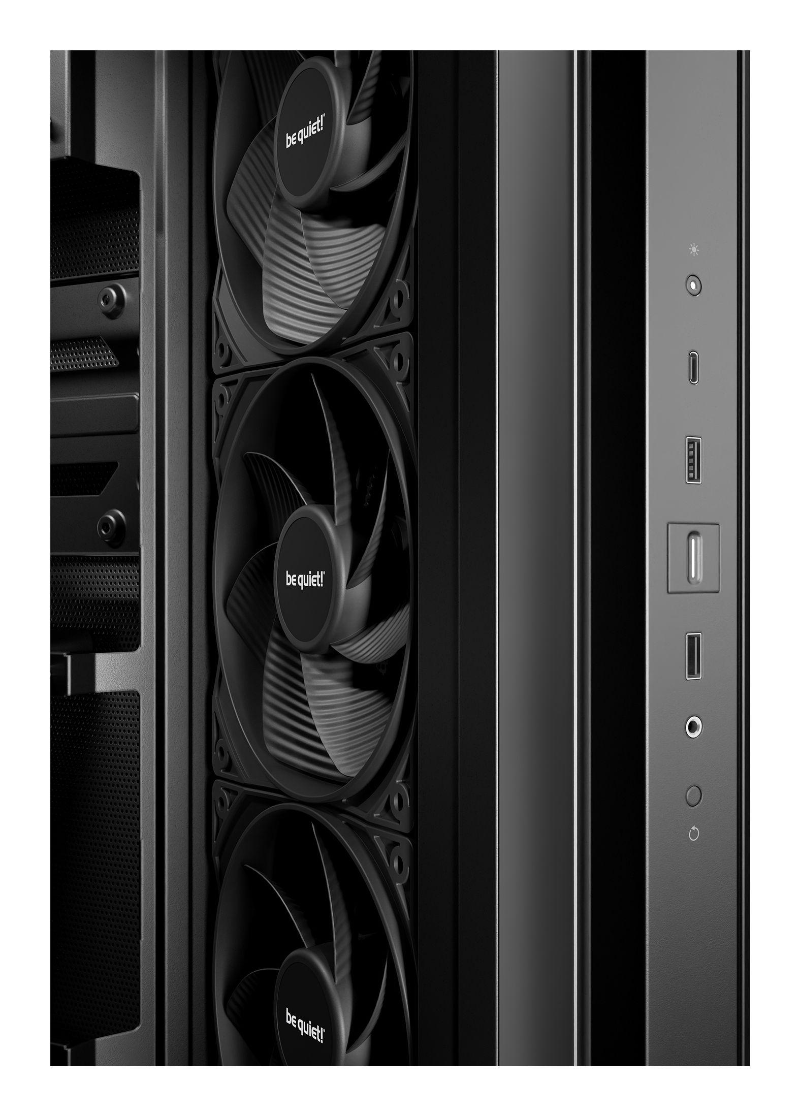 Caixa PC BE QUIET! Light Base 500 (ATX, micro ATX, Mini-ITX - ATX, PS2 - Midi Tower - Preto) — miniatura 5