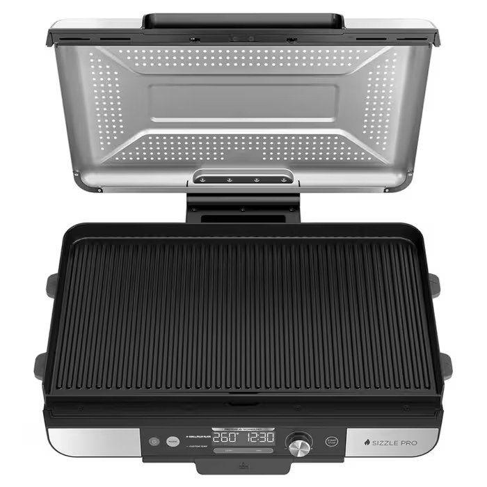 Grelhador Elétrico NINJA GX101EU Sizzle Pro XL (Altura 15 cm - Preto e Prateado), miniatura 3