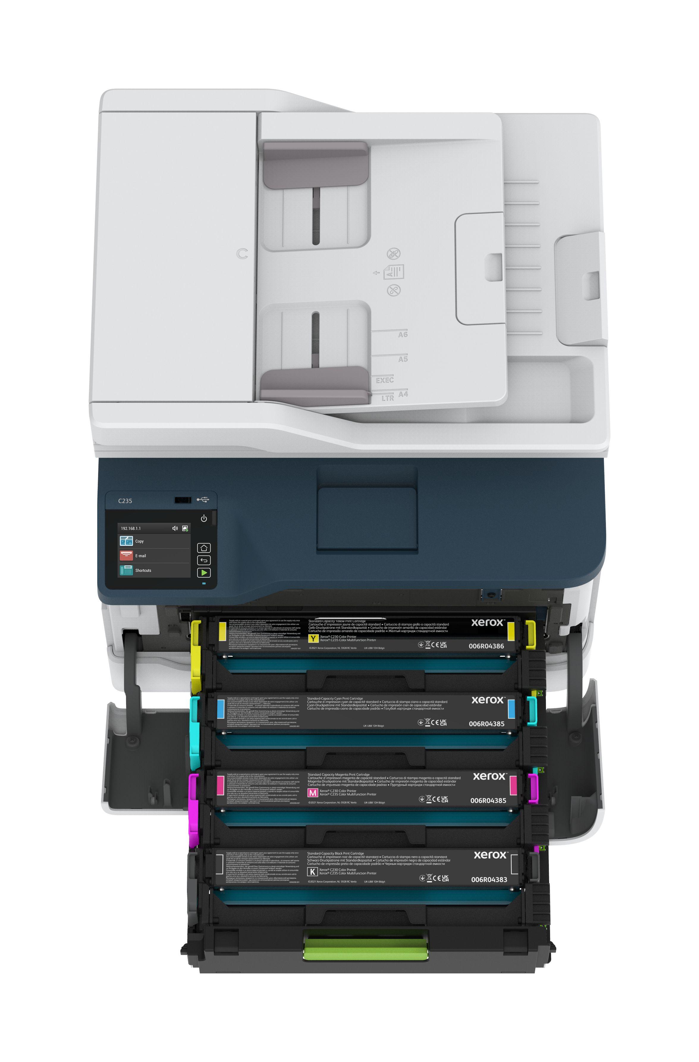 Impressora Multifunções Laser a Cores XEROX C235V_DNI (A4 - Impressão a cores - 251 folhas - Branco e Azul) — miniatura 5