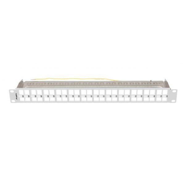 Painel de Ligação Cego LANBERG PPKS-1248-S (Cinzento), miniatura 3