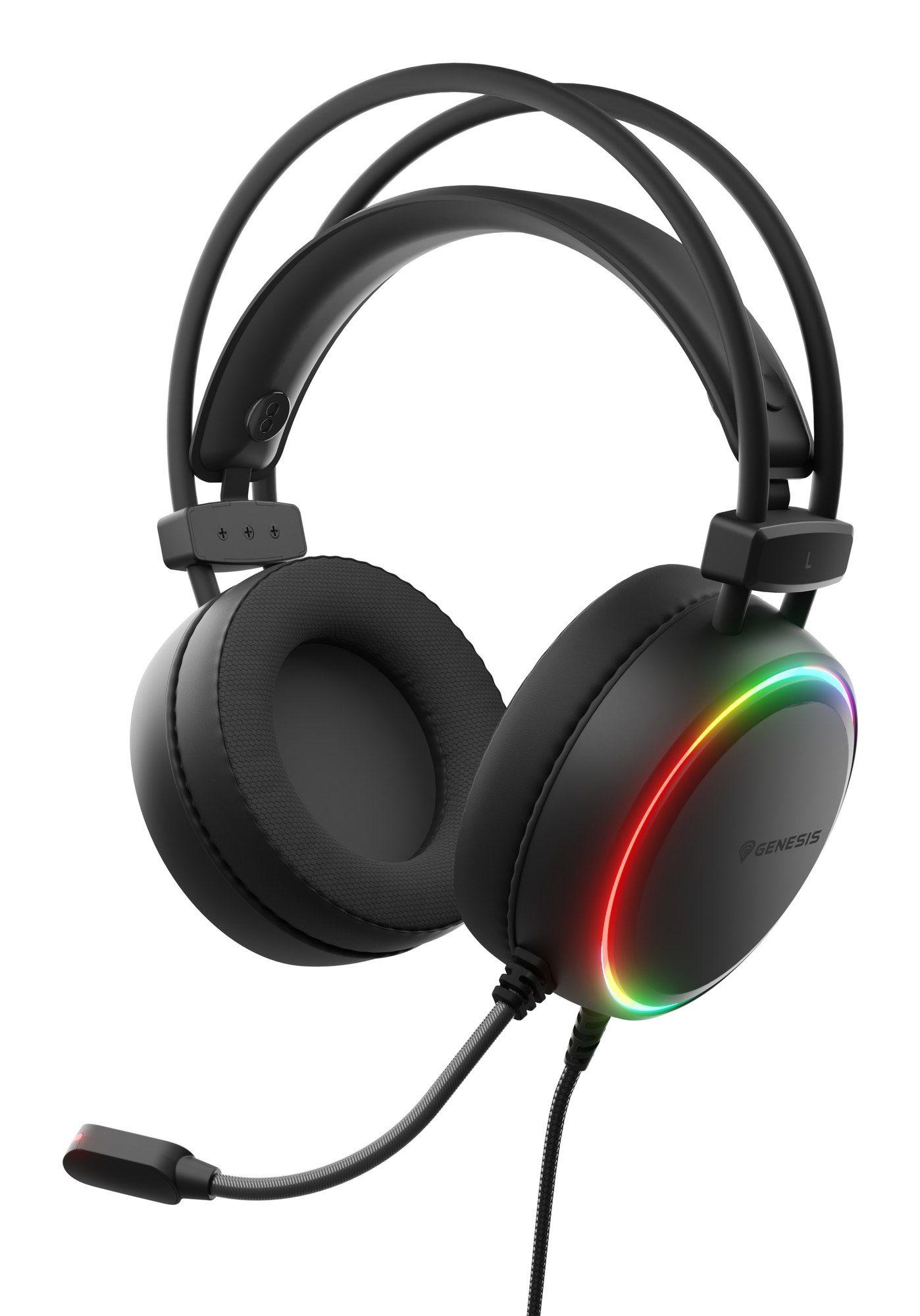 Headset Gaming GENESIS Neon 613 G2 (Binaural - Com fios - Circum-aural - Preto) — miniatura 4