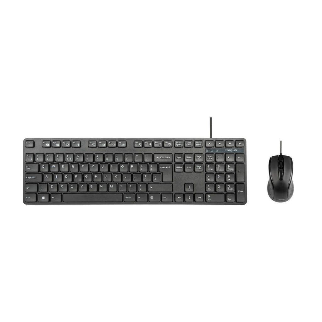 Teclado e Rato TARGUS AKM622ES (Espanhol - Tamanho completo - USB - Preto)