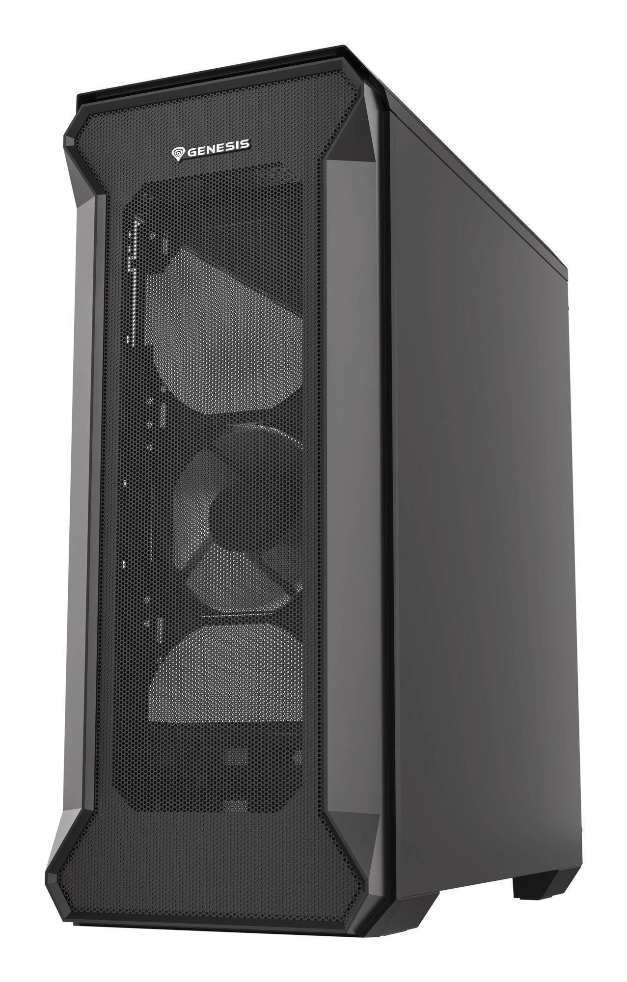 Caixa PC GENESIS Irid 505 V2 Midi Tower (ATX, Micro ATX, Mini-ITX - Midi Tower - 16,5 cm - Preto) — miniatura 4