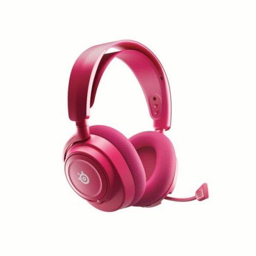 Headset Gaming STEELSERIES Arctis Nova 7 Gen 2 (Binaural - Sem fios - Circum-aural - Magenta)