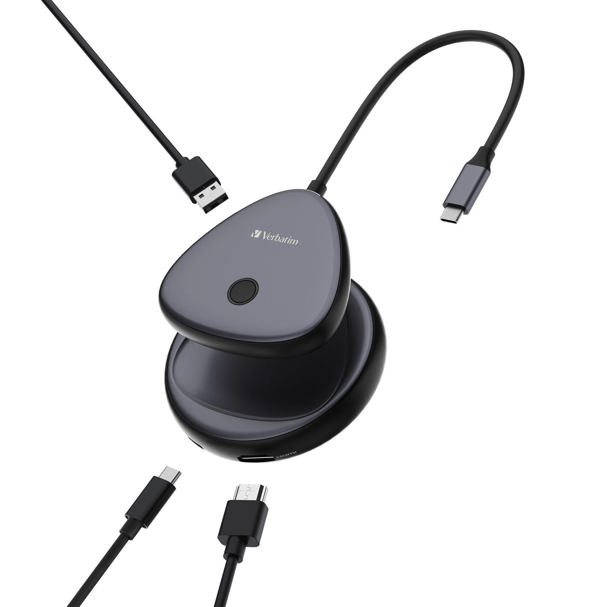 Adaptador de Ecrã Sem Fios VERBATIM 32147 (4K a 30 Hz - Wi-Fi - Preto), miniatura 4