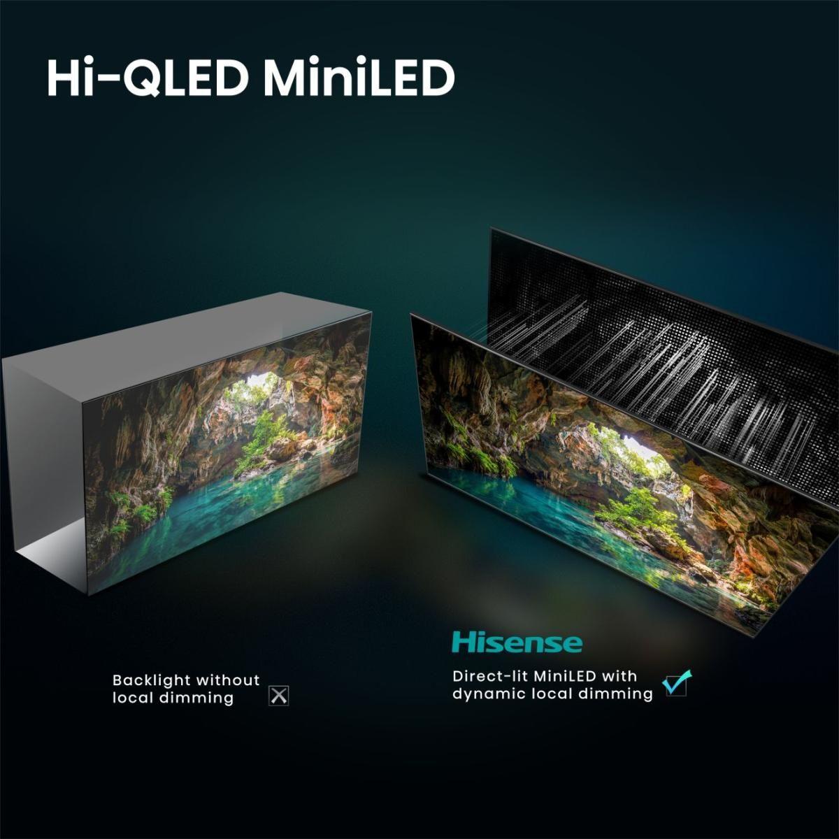 Televisão HISENSE TV 85E8S (85" - DLED - 4K Ultra HD - Preto) — miniatura 4
