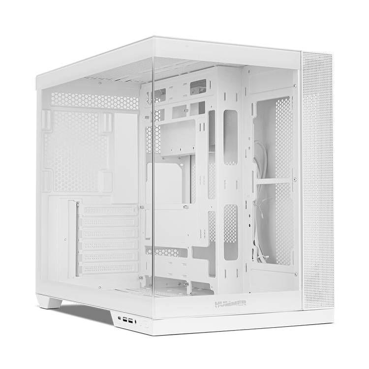 Caixa PC NOX Hummer Astra Neo (ATX, ITX, micro ATX - Torre Média - micro-ATX, ATX, Mini-ITX - Branco) — miniatura 2