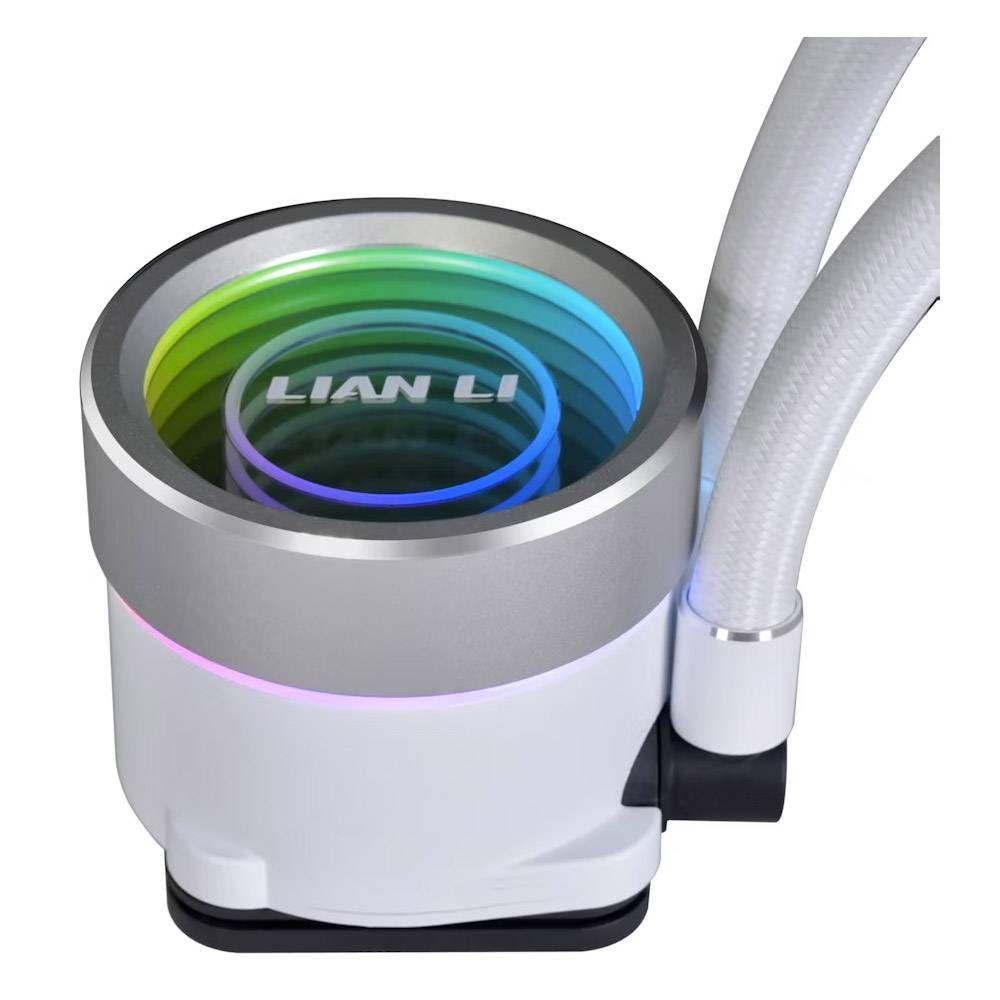 Water Cooler CPU LIAN LI GALAHAD II Trinity SL-INF 240 ARGB GA2T24INW (AM4, AM5 - 120 mm - 2,7 cm - Branco) — miniatura 3
