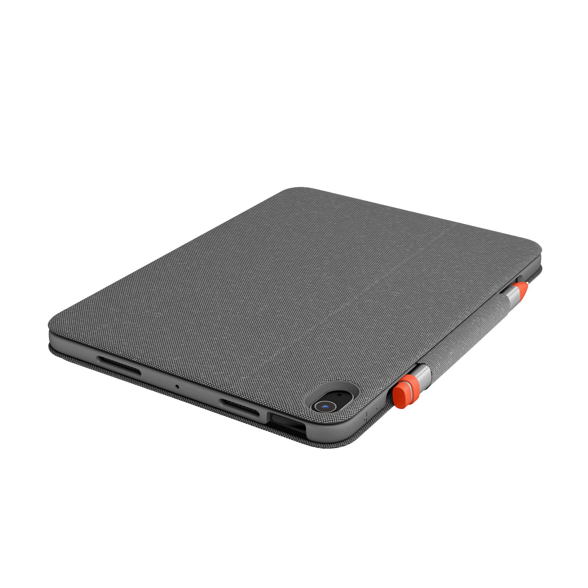 Teclado LOGITECH Folio Touch (Alemão - Smart Connector - Sem fios - Cinzento), miniatura 7