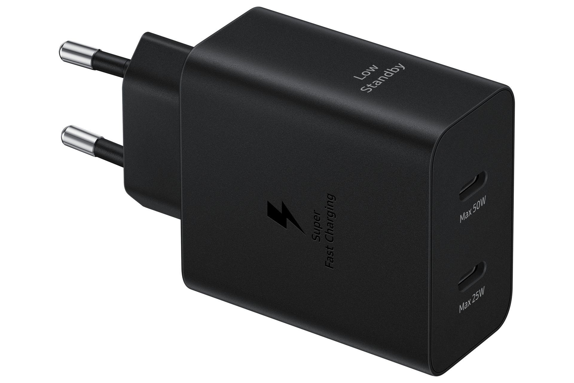 Carregador de Parede SAMSUNG EP-T5020XBEGEU (50 W - Preto)