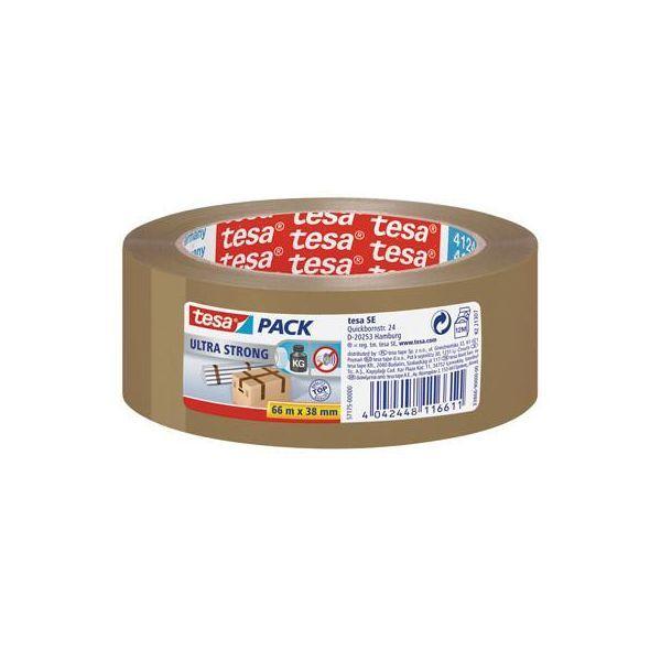 Fita Adesiva de Embalagem TESA tesapack Ultra Strong (PVC - Castanho), miniatura 2