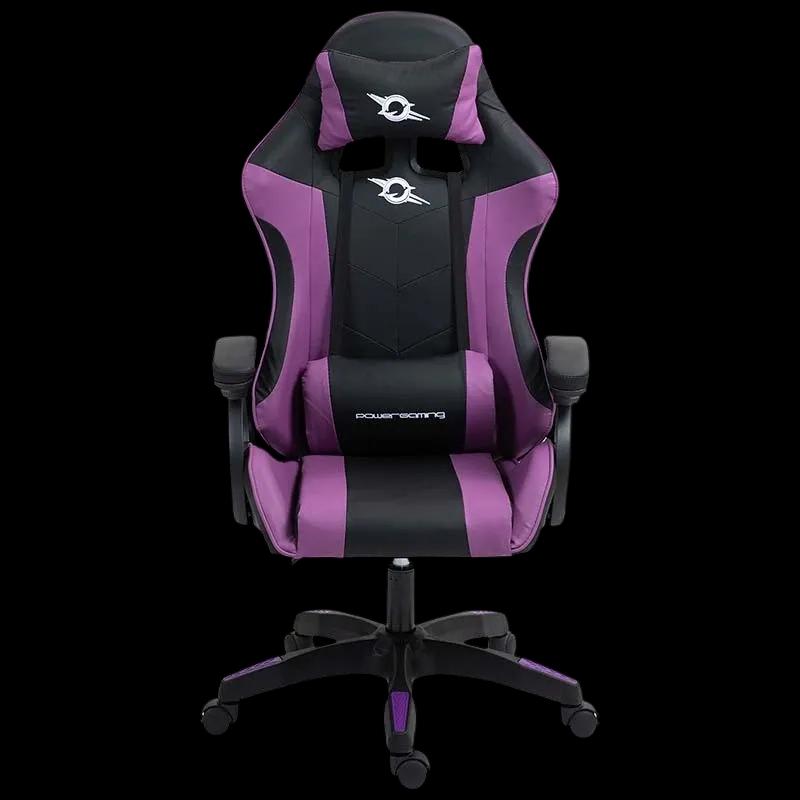 Cadeira Gaming POWERGAMING 813 (Preto e Lilás)