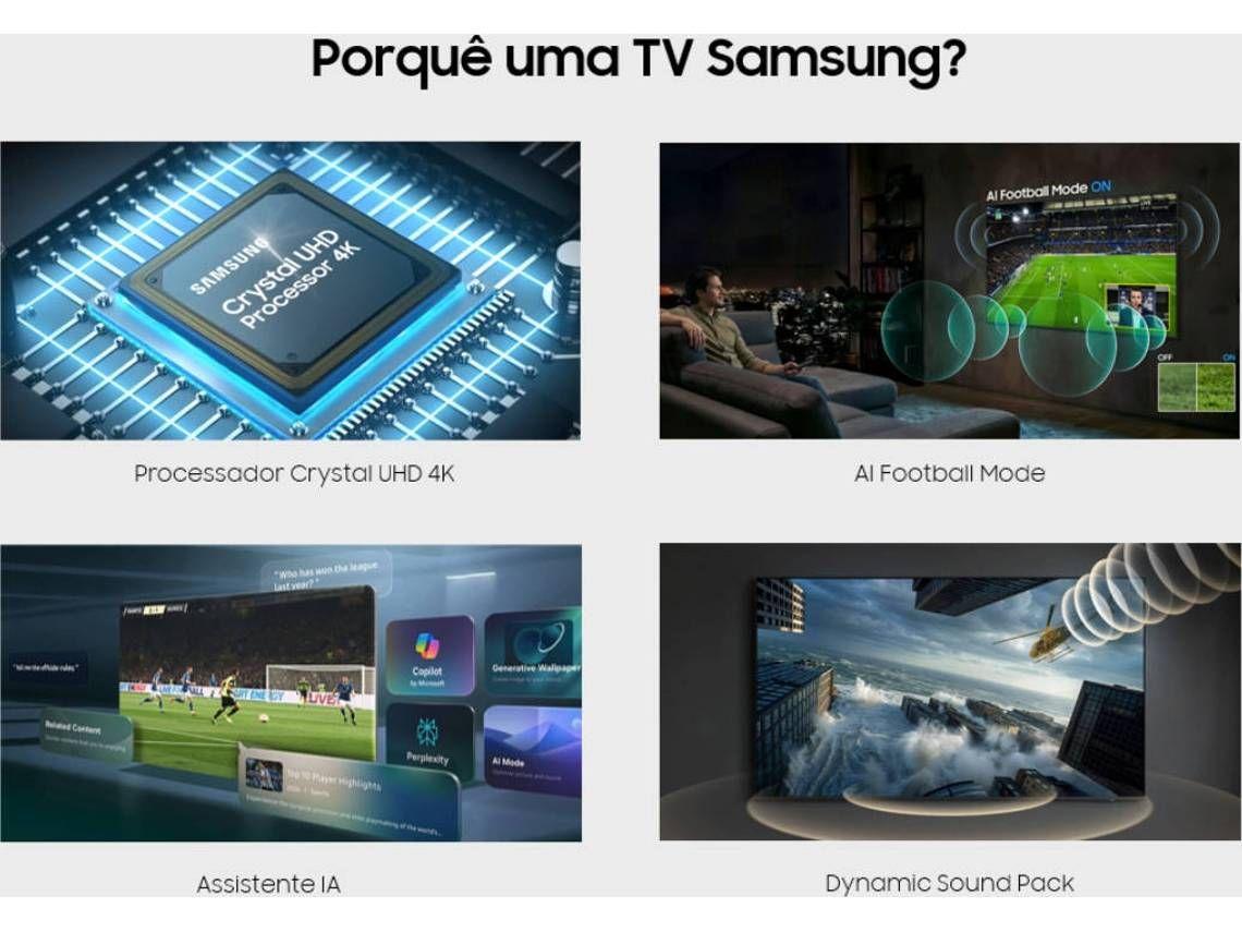 Televisão SAMSUNG TV TU43U8005HU (43" - 4K Ultra HD - 3840 x 2160 pixels - Preto), miniatura 5