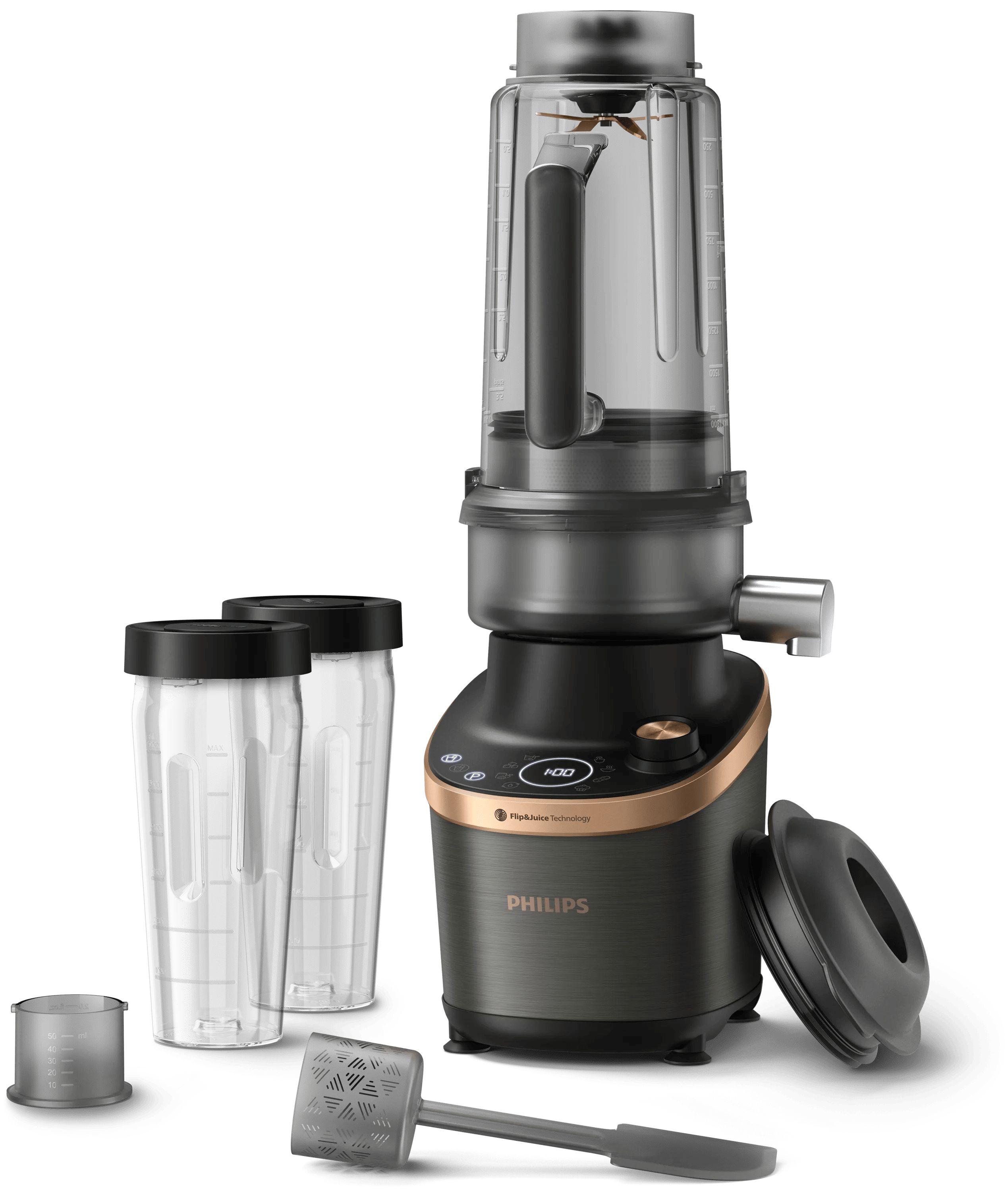 Liquidificadora PHILIPS HR3770/10 (Liquidificador - 1500 W - 22000 RPM - Preto e Cobre)