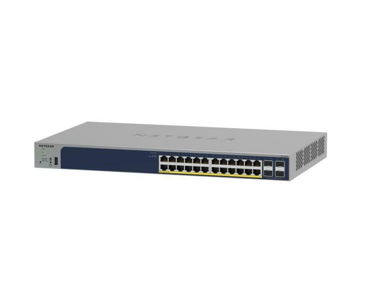 Switch Gerido NETGEAR GS752TPPv2 (Gigabit Ethernet - 4 módulos instalados - 1,5 MB - Cinzento)