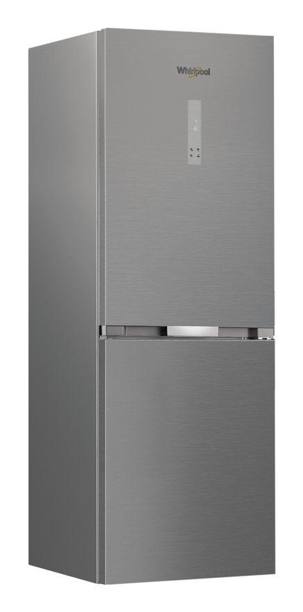 Frigorífico Combinado Independente WHIRLPOOL WHK26362XP5E (316 l - 186,5x59,5x66,3 cm - 187 cm - Inox)