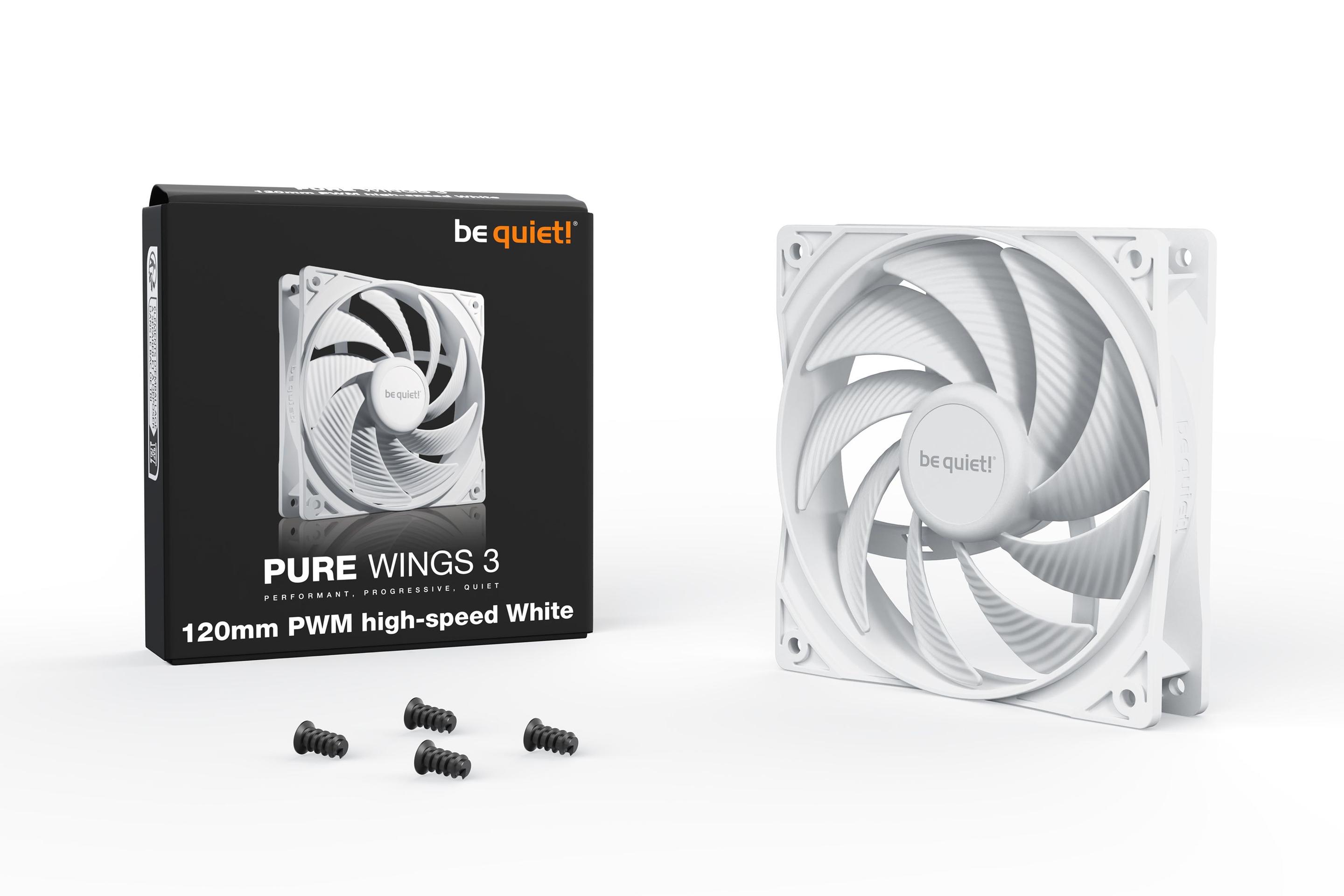 Ventoinha BE QUIET! Pure Wings 3 BL111 (Branco) — miniatura 3