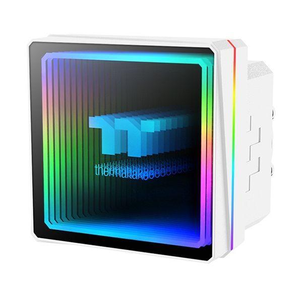 Cooler Líquido AIO para CPU THERMALTAKE TH240 V3 ARGB Sync Snow Edition (12 cm - 2500 RPM - Azul, Verde, Vermelho - Branco) — miniatura 2