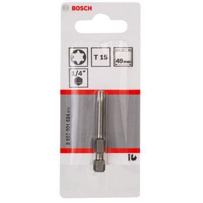 Ponta de Aparafusar BOSCH 2607001634 (Torx T15 - 49 mm - Extradura), miniatura 3