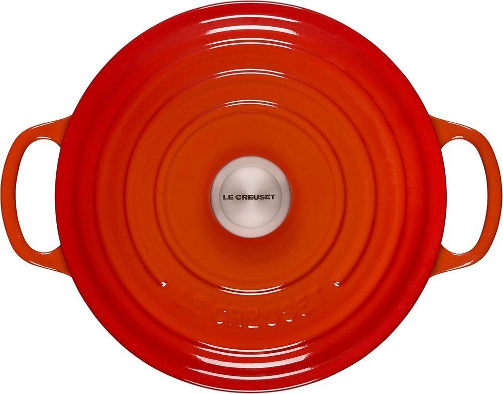 Caçarola Redonda LE CREUSET Signature 21177220902430 (Ferro fundido - Laranja) — miniatura 4