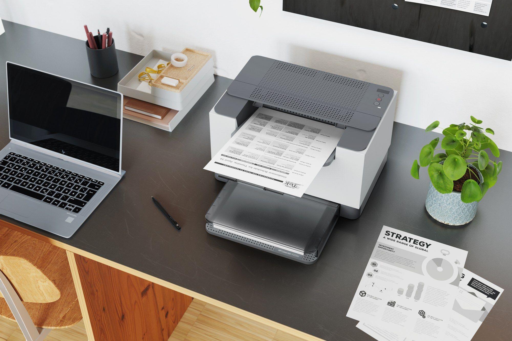 Impressora Laser Monocromática HP LaserJet M209d (A4 - Impressão a preto e branco - 150 folhas - Preto e Branco) — miniatura 8