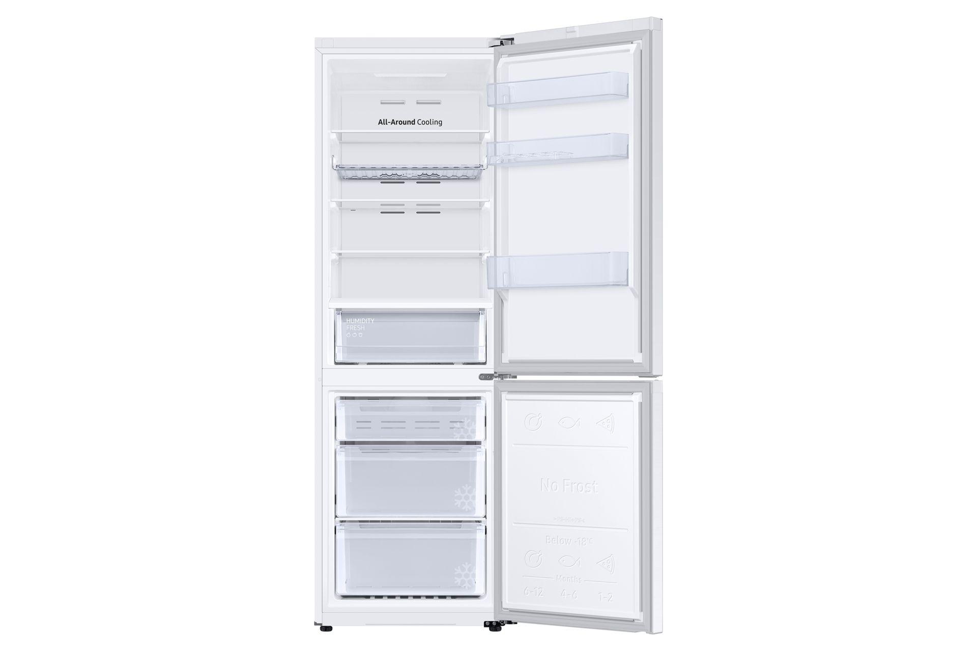 Frigorífico Combinado Independente SAMSUNG RB34C672EWW/EF (344 L - SmartThings - 185,3x59,5x65,8 cm - Branco) — miniatura 2