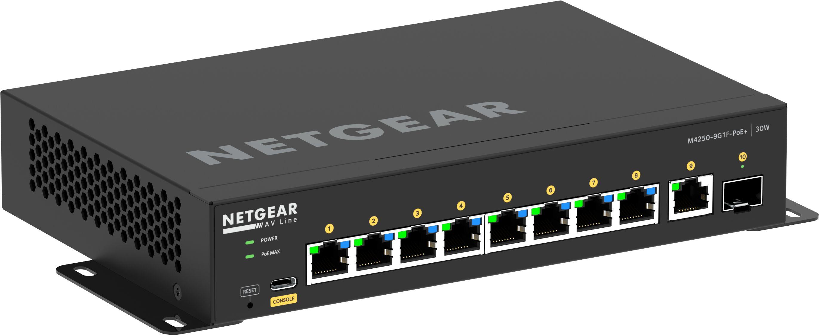 Switch Gerido NETGEAR GSM4210PD-100EUS (Gigabit Ethernet - 1 x Gigabit SFP - 24 Gbit/s - Preto), miniatura 3