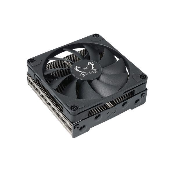 Cooler de CPU SCYTHE Shuriken 3 SCSK-3000 (9,2 cm - 2500 RPM - 4 pinos - Preto/Prateado)