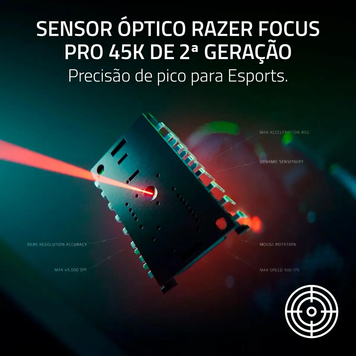 Rato RAZER DeathAdder V4 Pro (Mão direita - 45000 DPI - Ótico - Preto), miniatura 3