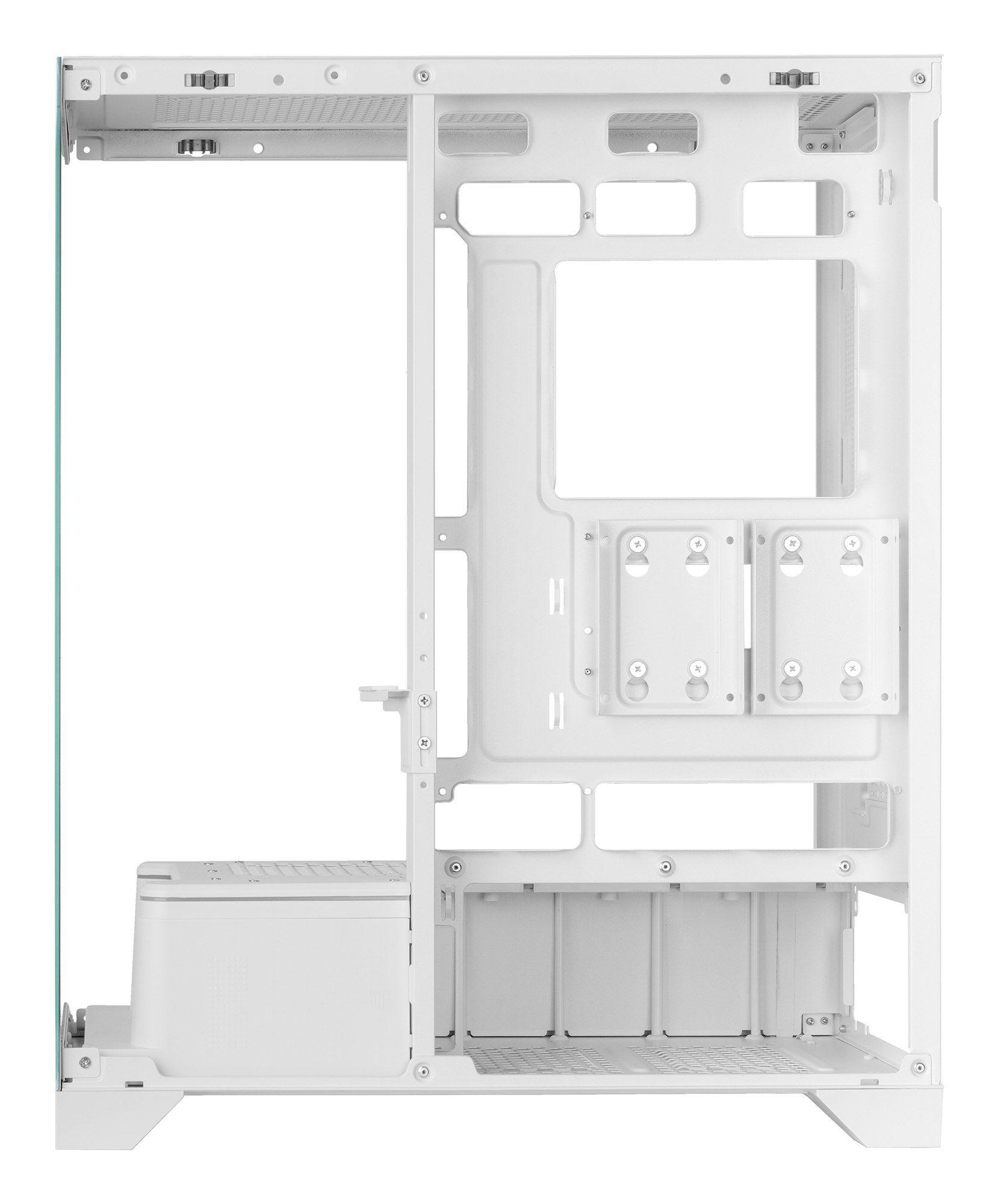 Caixa de Computador MARS GAMING MCPRISMAW (ATX, Micro ATX, Mini-ITX - Midi Tower - Vidro temperado - Branco) — miniatura 6