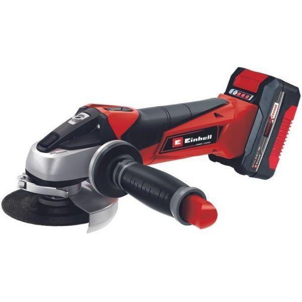 Rebarbadora Angular EINHELL TE-AG 18/115 Li (18 V - Bateria - Vermelho/Preto)