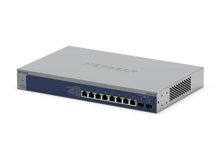 Switch Gerido NETGEAR XS508TM (L2/L3/L4 - Cinzento) — miniatura 3
