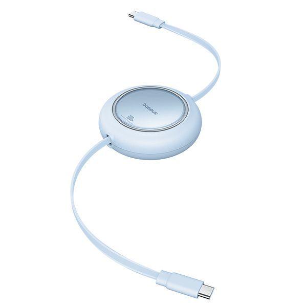 Cabo USB-C BASEUS Free2Pull Mini (1 m - USB-C - Azul) — miniatura 6