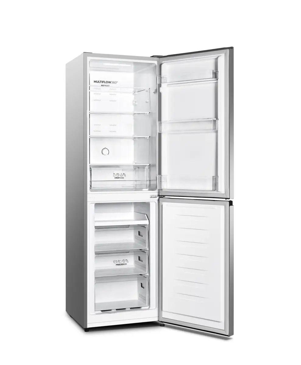 Frigorífico Combinado Independente GORENJE NRK418DCS4 (256 L - 182,4x55x55,7 cm - 182 cm - Cinzento Metálico) — miniatura 2