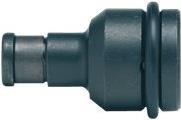 Adaptador de Pontas MAKITA 134873-0 (Encaixe quadrado 1/2" - Hexagonal 1/4" - 33 mm - Prateado)