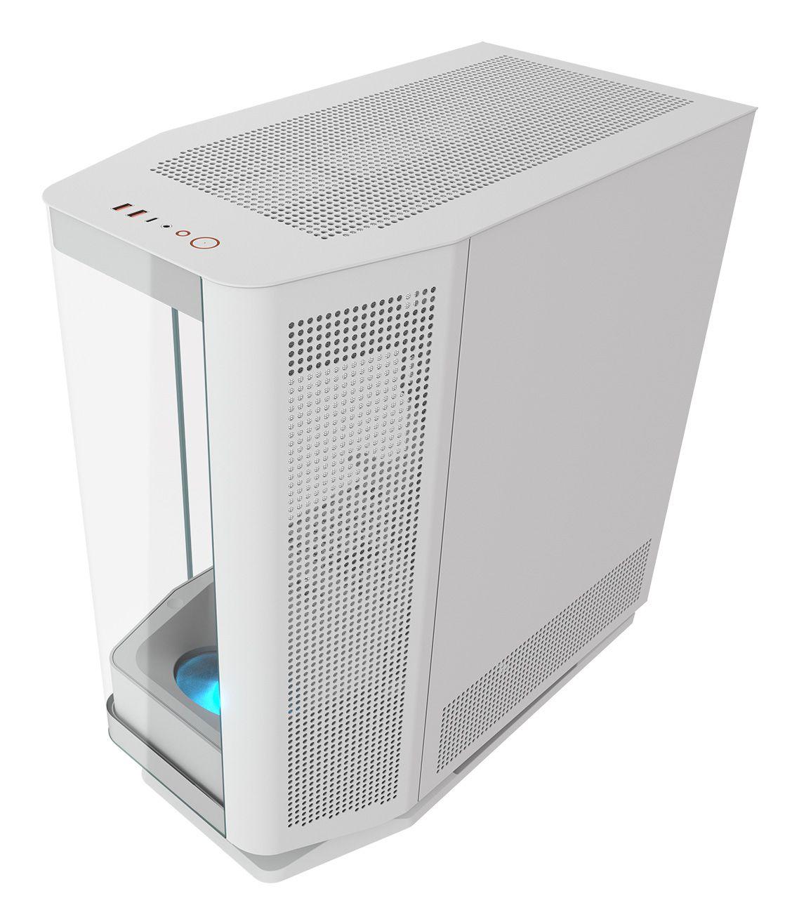 Caixa de Computador COUGAR FV270 (Midi Tower - Vidro temperado - 18 cm - Branco) — miniatura 3