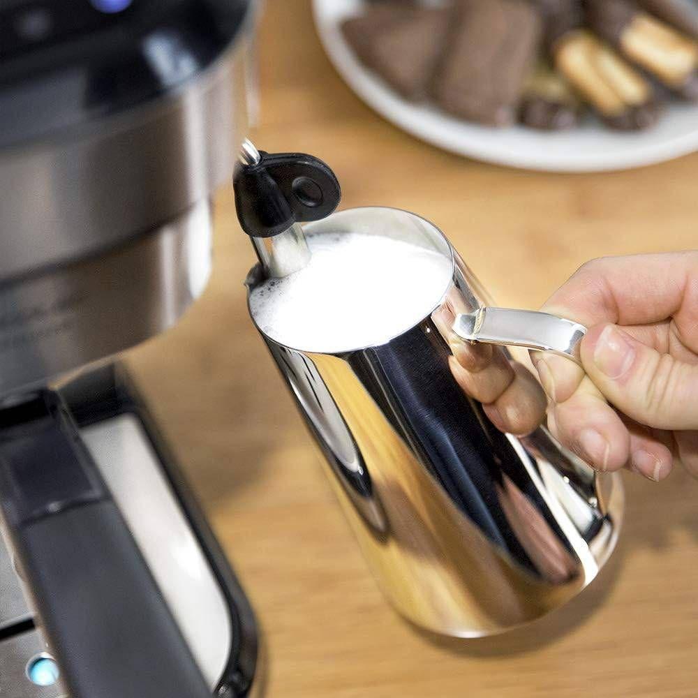 Máquina de Café Expresso CECOTEC Cafelizzia Steel (1350 W - 20 bar - 1,2 L - Inox e Preto), miniatura 2