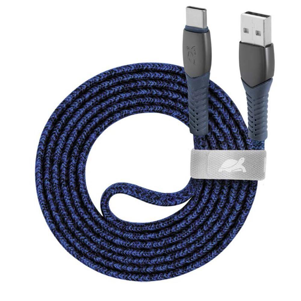 Cabo USB-C RIVACASE PS6102 (1,2 m - Azul)