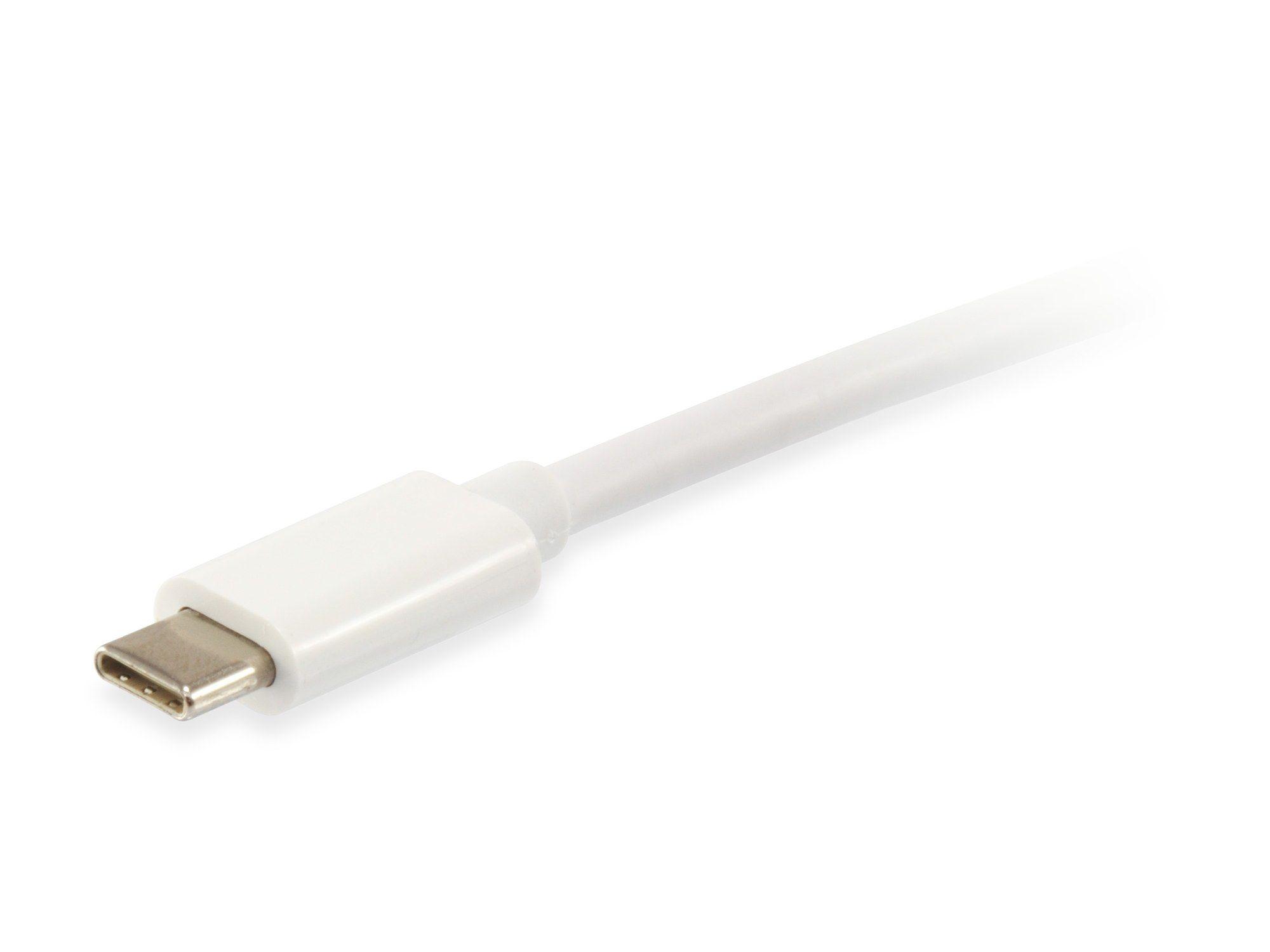 Cabo USB-C para USB-C EQUIP 128352 (2 m - USB C - Branco) — miniatura 2