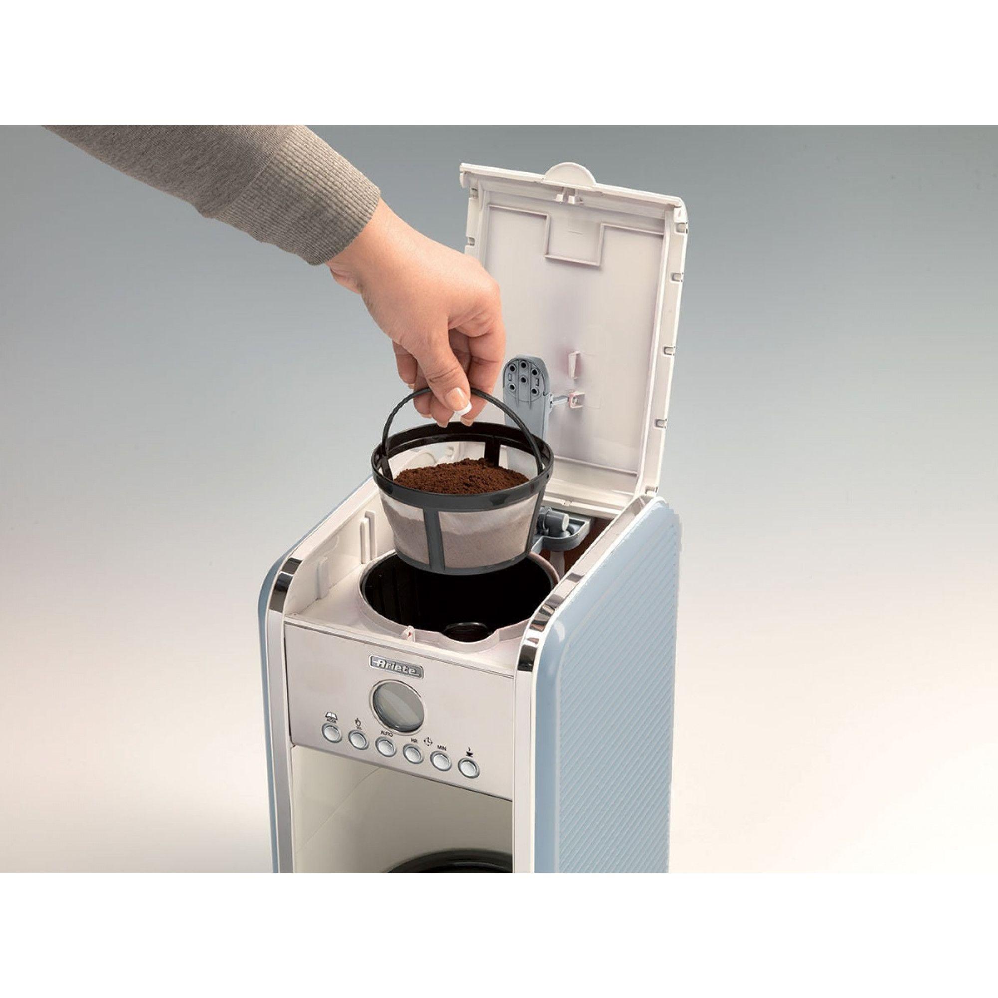 Máquina de Café de Filtro ARIETE 1342/05 (Café moído - 960 W - 12 chávenas - Azul Claro/Creme), miniatura 3