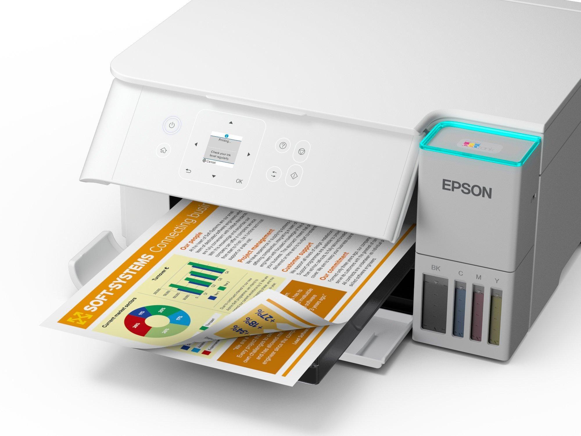 Impressora Multifunções EPSON EcoTank ET-2956 (A4 - Impressão a cores - 100 folhas - Branco) — miniatura 16