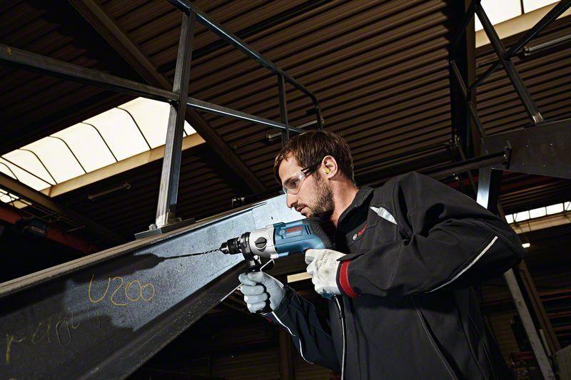 Berbequim com Fio BOSCH GBM 13-2 RE Professional (Azul, Preto e Cinzento)